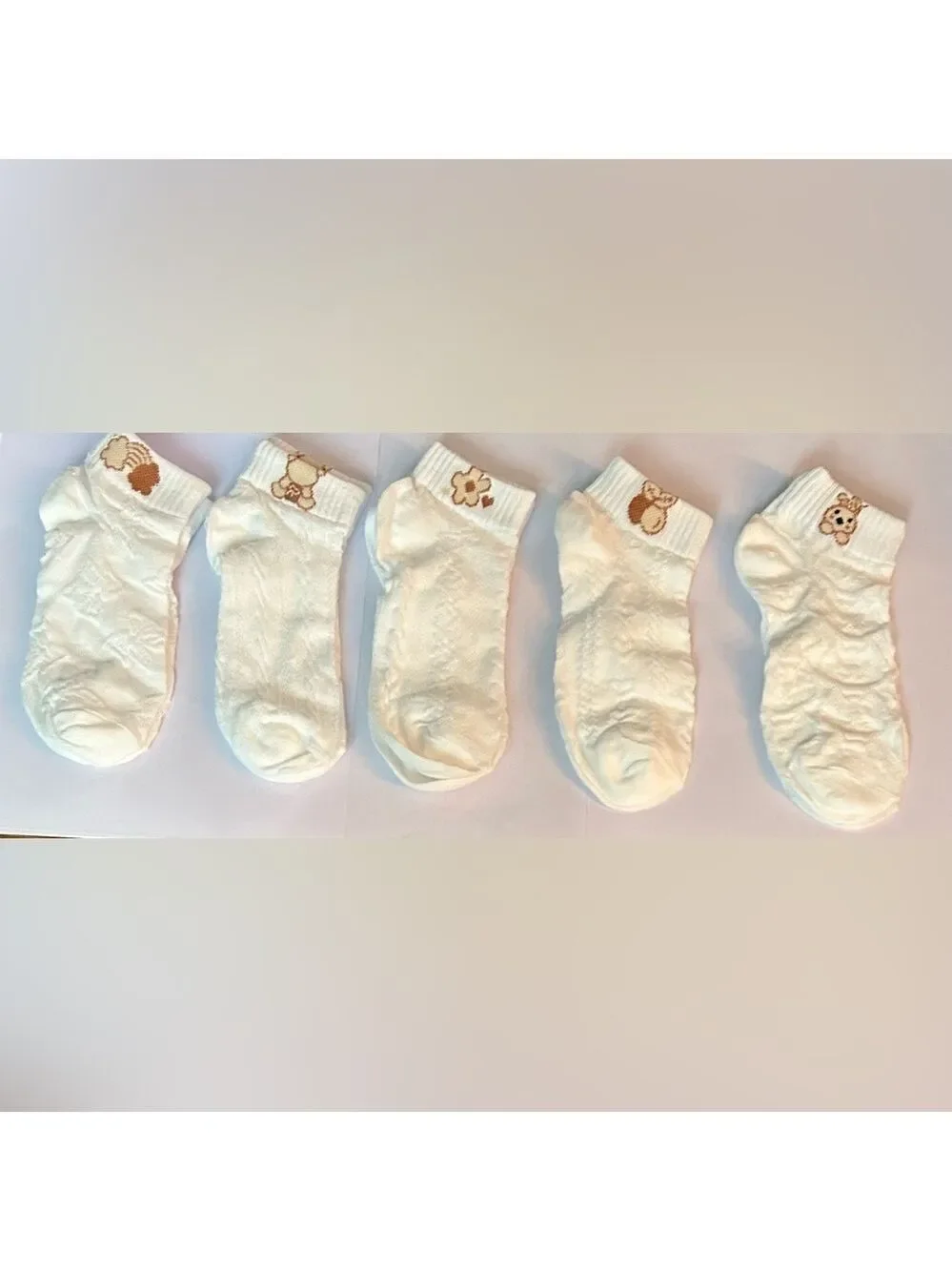 5 Pairs of Low Cut Socks Fits shoe size 5 to 9 NEW